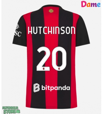 AC Milan Omari Hutchinson #20 Replika Hjemmebanetrøje Dame 2026-27 Kortærmet